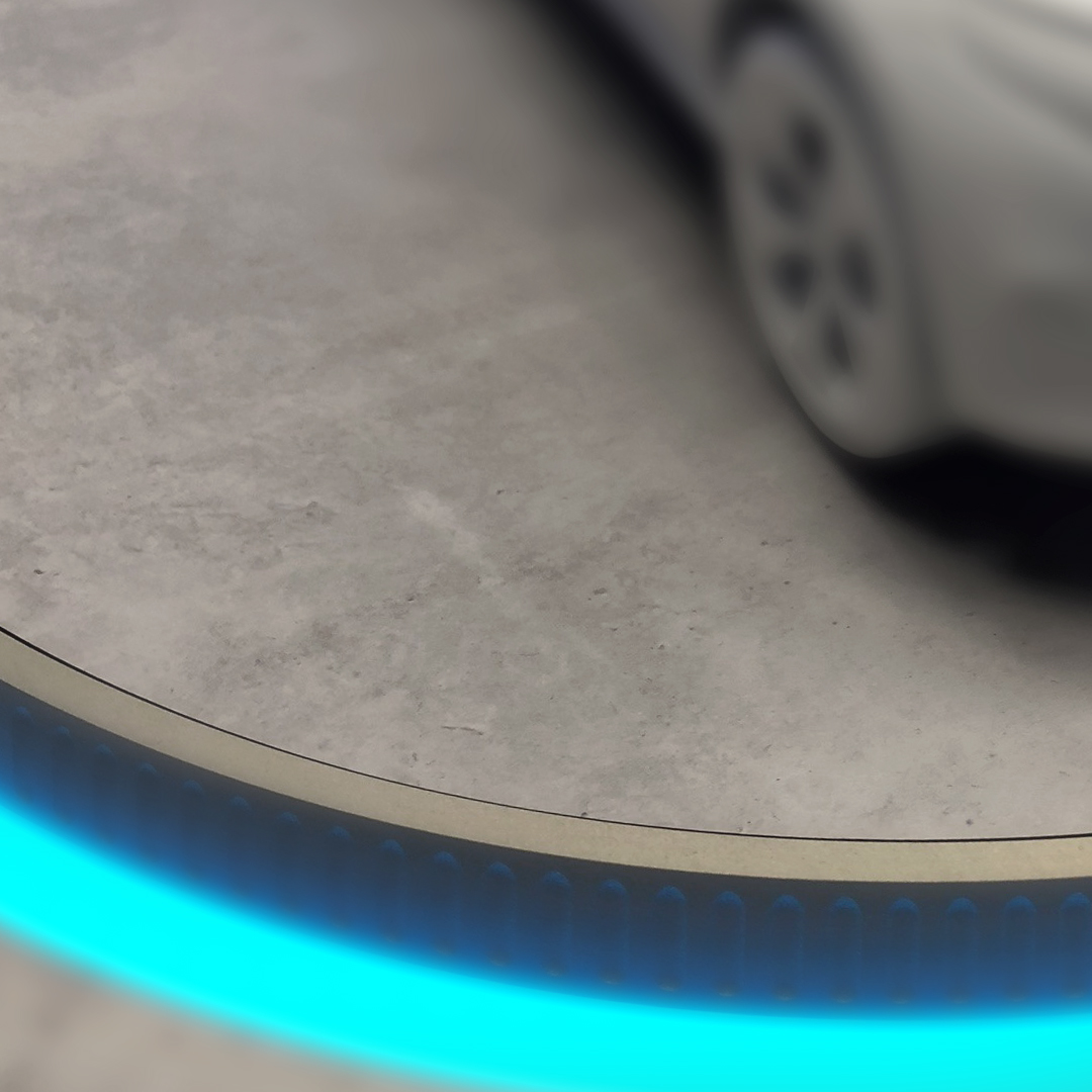 Mock-up display @Mercedes showrooms Europe – RESOPAL®